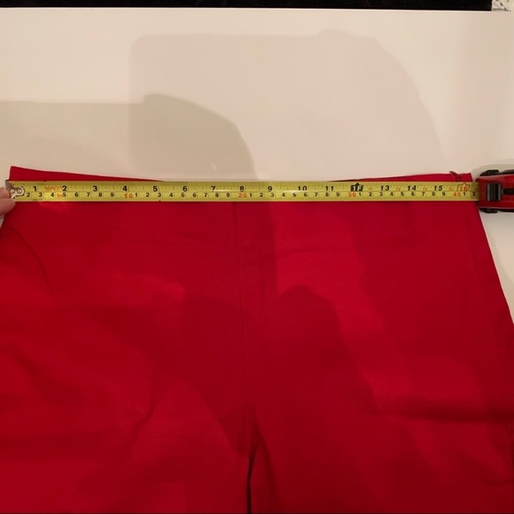 💕2 for $25💕Red ankle pants 12 NWOT - Picture 5 of 6